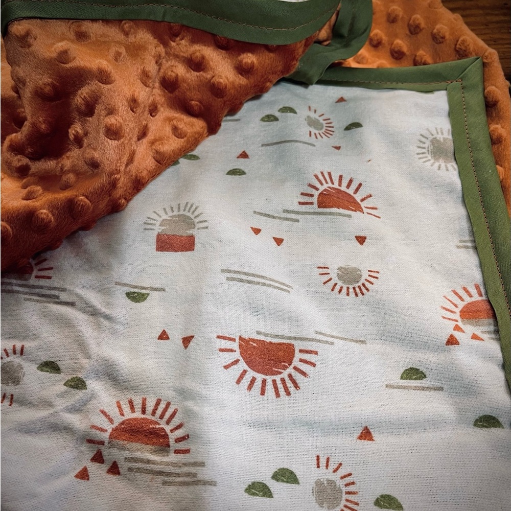 NEW Suns baby blanket